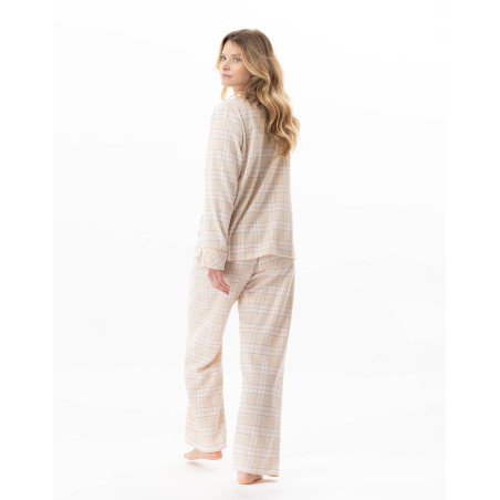 Pyjama boutonné en coton MONTAUK Multicolore | Lingerie le Chat