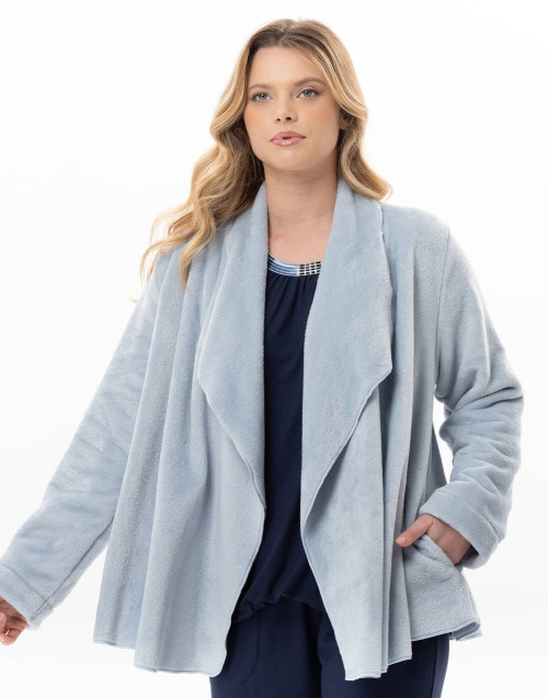 Short plush flannel jacket ESSENTIEL Shell