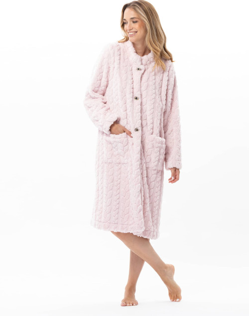 Fancy button-down dressing gown ESSENTIEL Rosewood