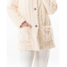 Fancy button-down jacket ESSENTIEL Ecru