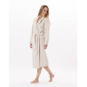 Peignoir croisé en polaire ESSENTIEL Beige