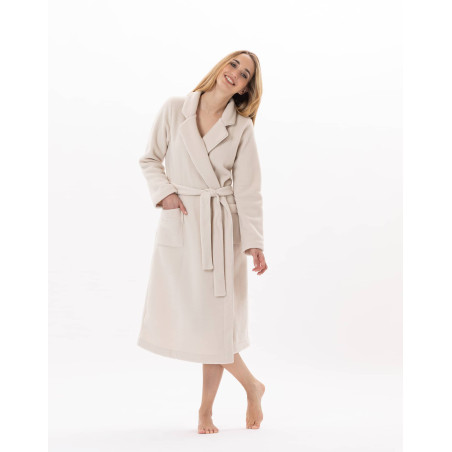 Dressing gown ESSENTIEL H65A Beige | Le Chat