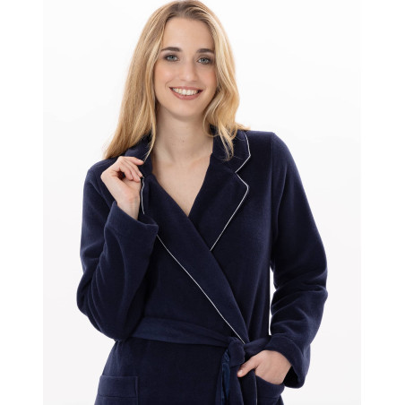 Peignoir ESSENTIEL H65A Marine | Le Chat