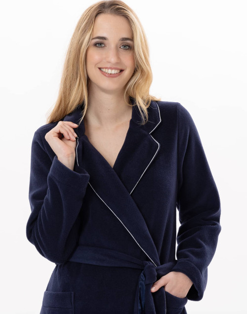 Peignoir ESSENTIEL H65A Marine | Le Chat