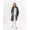 Veste en peluche flanelle ESSENTIEL Lichen
