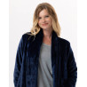 Veste en peluche flanelle ESSENTIEL Marine