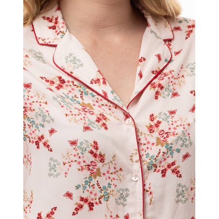 Viscose button-down pyjamas GEORGIA Multicolor | Lingerie le Chat