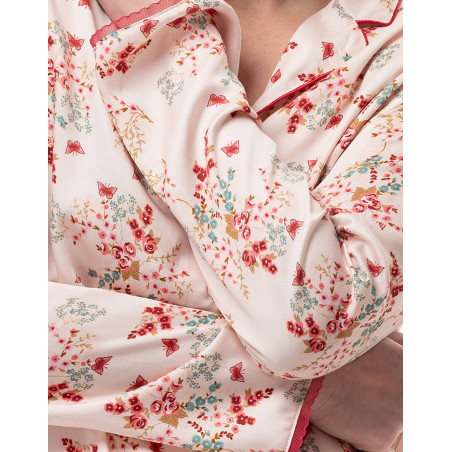 Viscose button-down pyjamas GEORGIA Multicolor | Lingerie le Chat