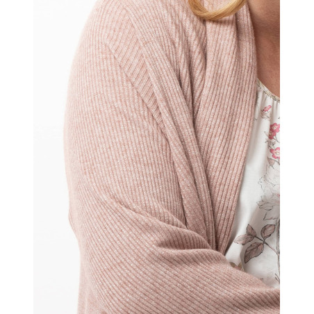 Lurex knit jacket KELLY Pink | Lingerie le Chat