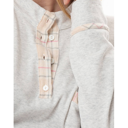 Chemise de nuit en coton MONTAUK Multicolore | Lingerie le Chat