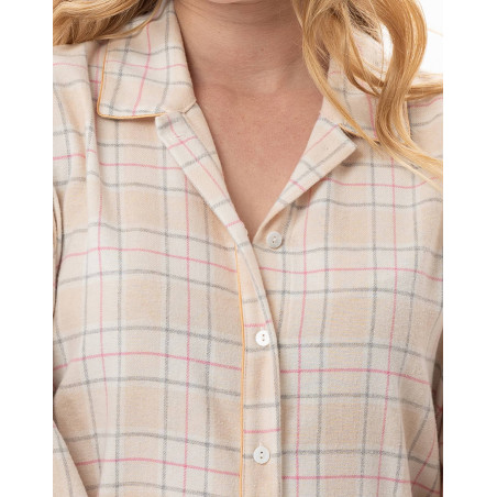 Cotton nightshirt MONTAUK Multicolor | Lingerie le Chat