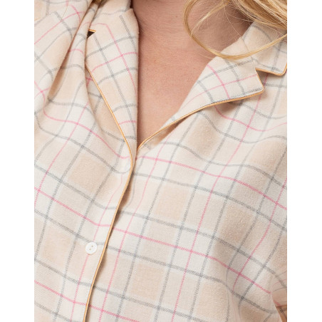 Pyjama boutonné en coton MONTAUK Multicolore | Lingerie le Chat