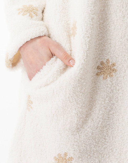 Tunique capuche à motifs ESSENTIEL Ecru