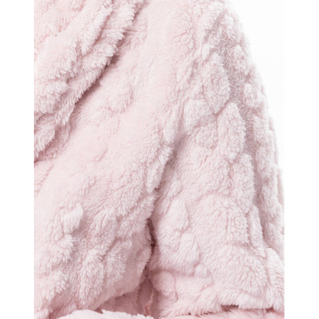 Peignoir croisé effet tressé ESSENTIEL Bois De Rose | Lingerie le Chat