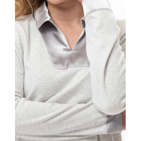 Cotton pyjamas ANDY China Grey | Lingerie le Chat