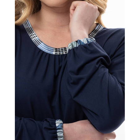 Pyjama en jersey BRADLEY Marine | Lingerie le Chat