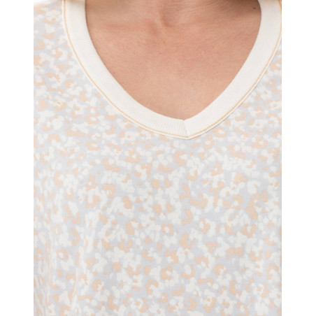 Pyjama en coton LINETTE Multicolore | Lingerie le Chat