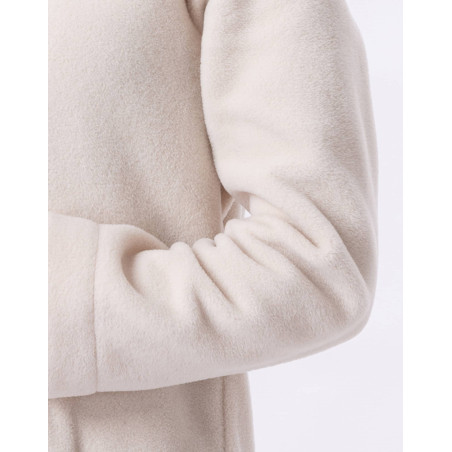 Robe de chambre zippée en polaire ESSENTIEL H54A Beige | Lingerie le Chat