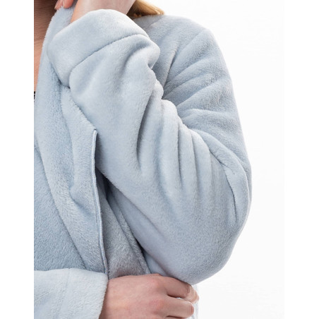 Short plush flannel jacket ESSENTIEL Shell | Lingerie le Chat
