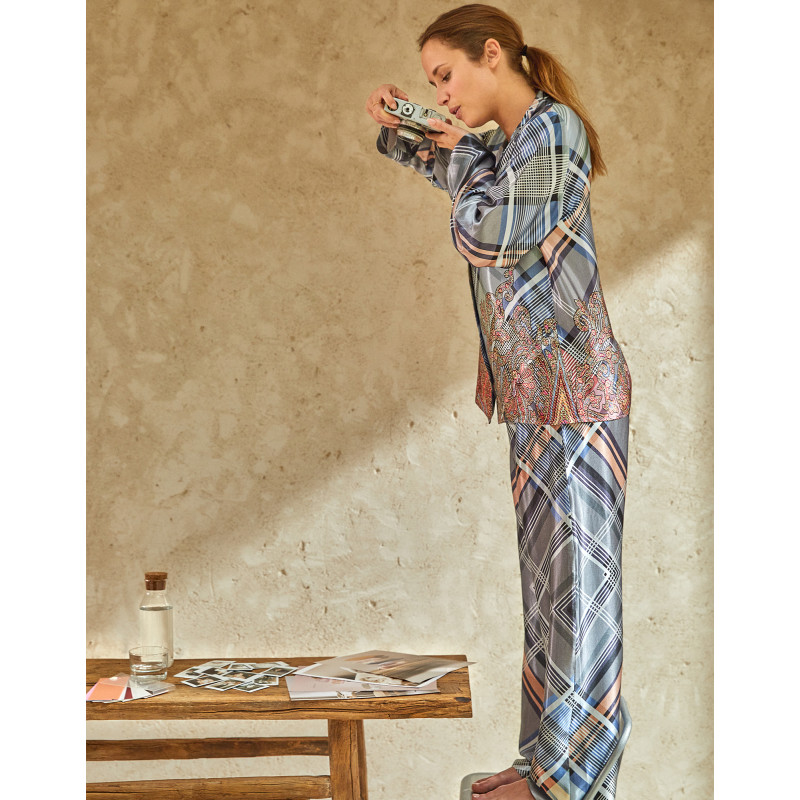 Jersey pyjamas BRADLEY Navy Blue | Lingerie le Chat