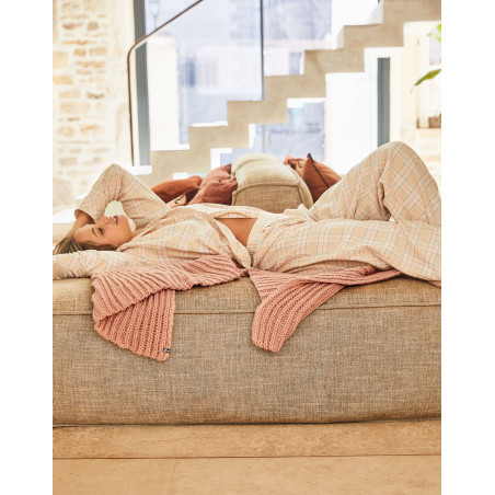 Pyjama boutonné en coton MONTAUK Multicolore | Lingerie le Chat