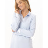 Chemise de nuit en coton ANDY Ciel