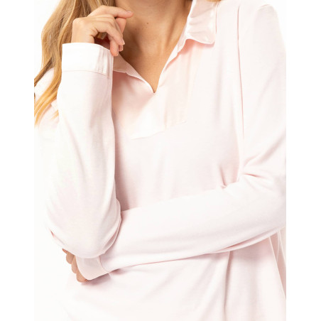 Pyjama en coton ANDY Rose | Lingerie le Chat