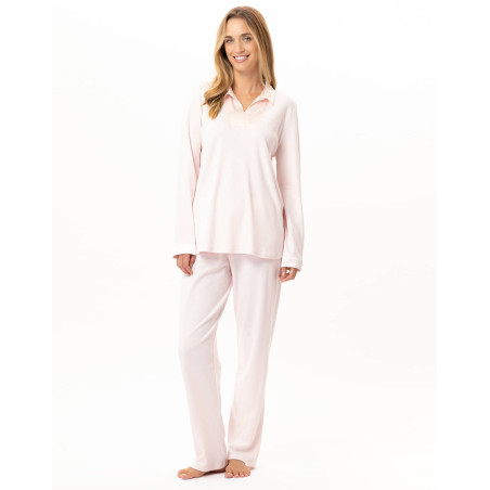 Pyjama en coton ANDY Rose | Lingerie le Chat