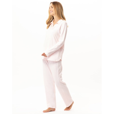 Pyjama en coton ANDY Rose | Lingerie le Chat