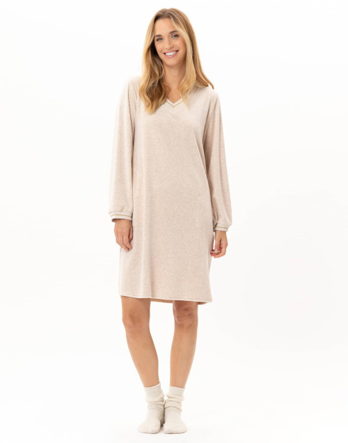 Robe en velours COUNTRY Beige Chine