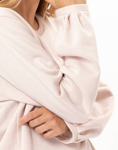 Ensemble homewear en molleton lurex ECLAT Rose
