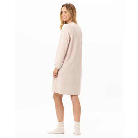 Robe en velours COUNTRY Beige Chine | Lingerie le Chat