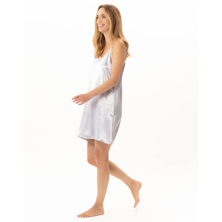 Nuisette en viscose DARCY Perle | Lingerie le Chat