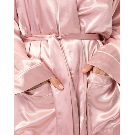 Peignoir en viscose DARCY Rose