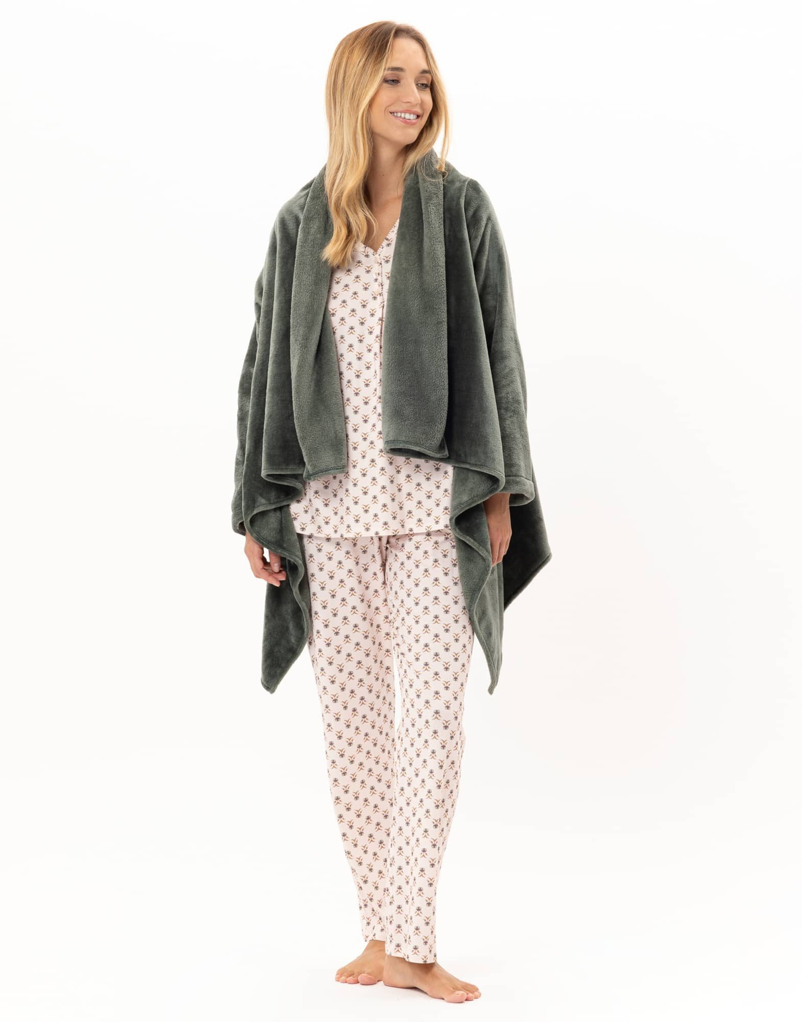 Modal cotton pyjamas TEA TIME Multicolor | Lingerie le Chat Modal cotton pyjamas TEA TIME Multicolor | Lingerie le Chat