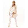 Asymmetrical plush flannel jacket ESSENTIEL Shell