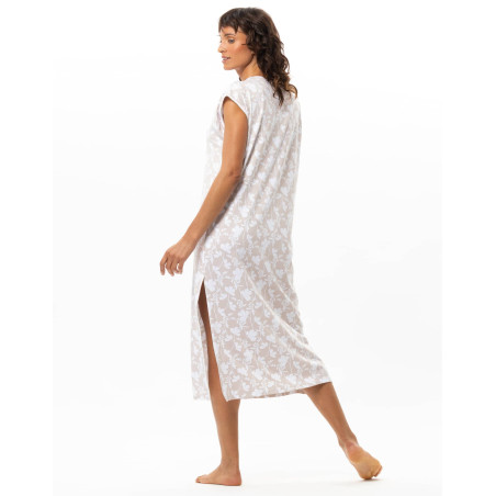 Chemise de nuit SIESTA en coton-modal | Le Chat