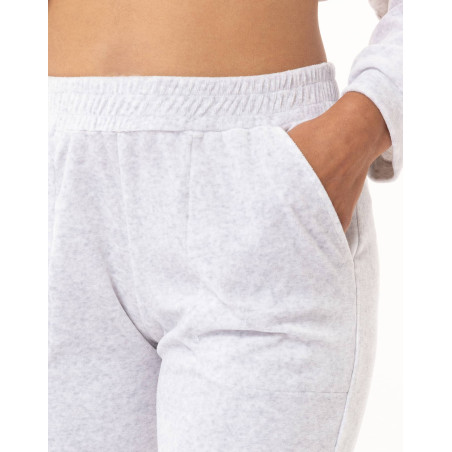 Velvet Homewear Set RELAX Grey | Le Chat