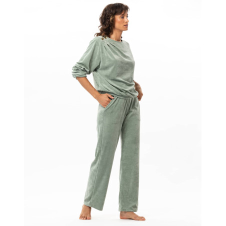 Ensemble homewear en velours RELAX | Le Chat