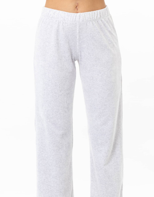 Ensemble homewear zippé en velours RELAX Gris Chiné