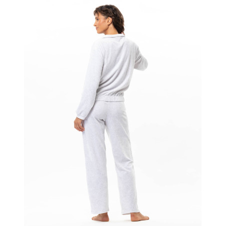 Ensemble jogging zippé en velours RELAX | Le Chat