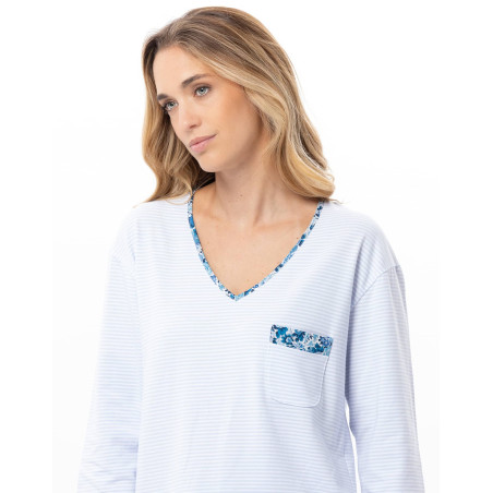 Pyjama GARDEN en coton pour l'été | Le Chat