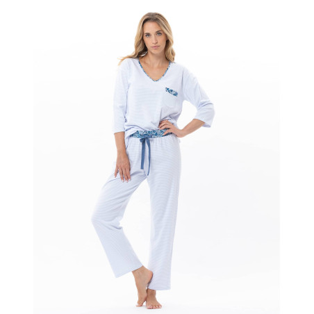 Pyjama GARDEN en coton pour l'été | Le Chat