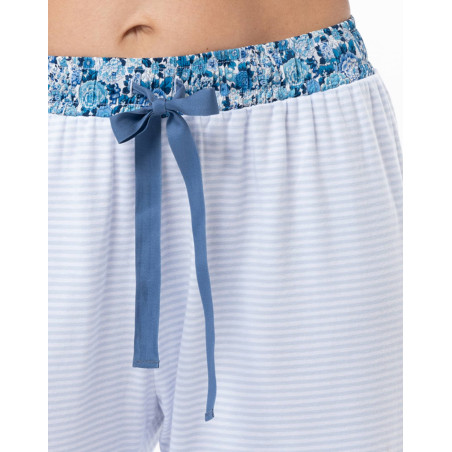 Cotton Pyjamas GARDEN Sky | Le Chat