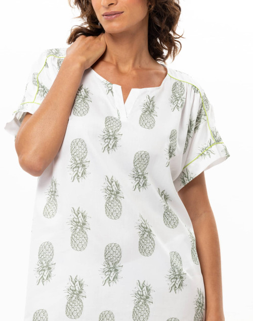 Chemise de nuit en satin de coton ACAPULCO | Le Chat