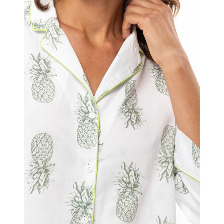 Button-Up Cotton Pyjamas ACAPULCO | Le Chat