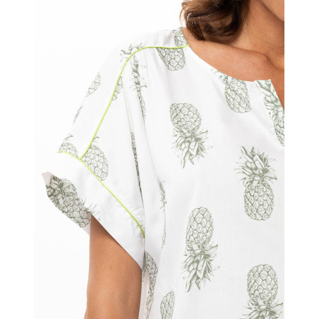 Ensemble tunique ACAPULCO en satin de coton | Le Chat