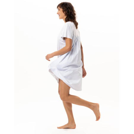 Chemise de nuit AMY en coton-modal | Le Chat