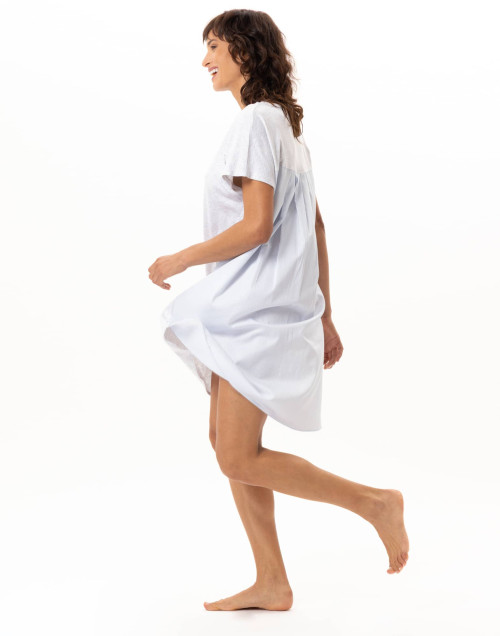 Chemise de nuit AMY en coton-modal | Le Chat