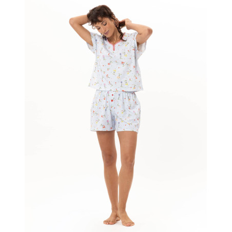 Cotton short pyjamas DAYSI | Le Chat
